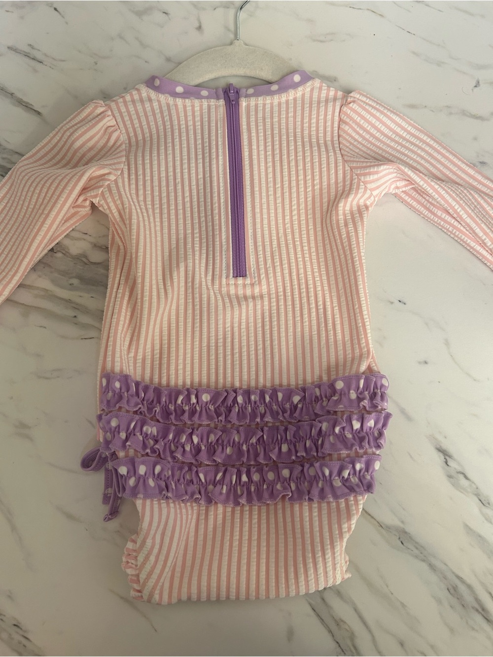 Baby Girl Rufflebutt Swimsuit - Picture 3 of 4